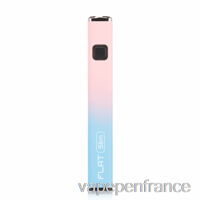 Yocan Plat Mince 350mah Batterie Bleu Rose Vape Stylo